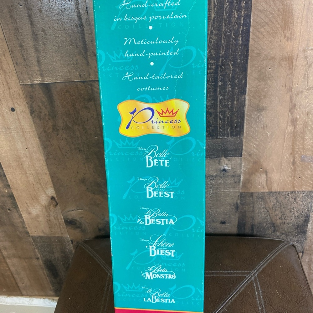 Disney Princess Belle Porcelain 16" vintage doll Limited Edition 1998 Sealed Box - Picture 4 of 13